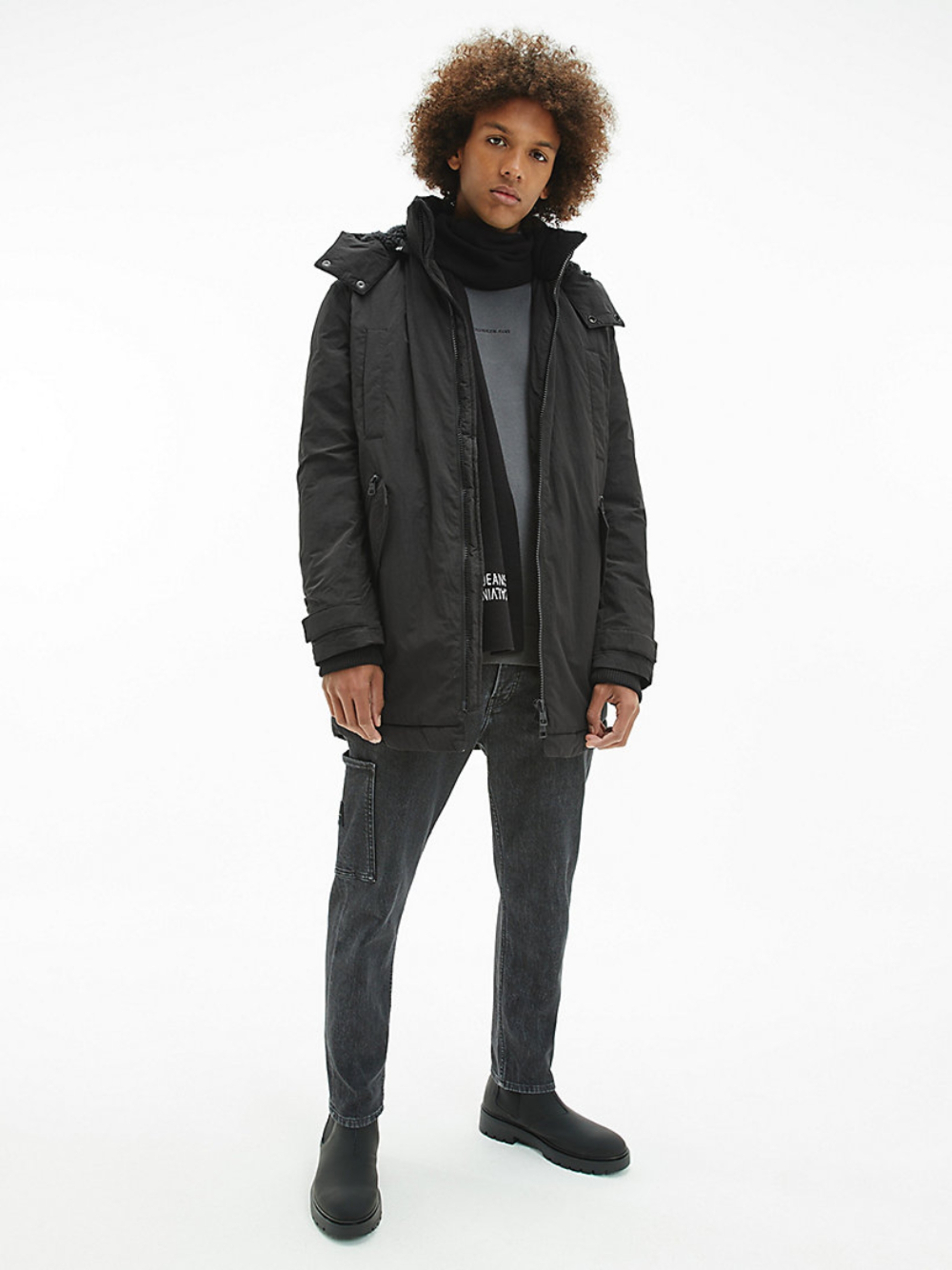 Parka homme calvin klein deals